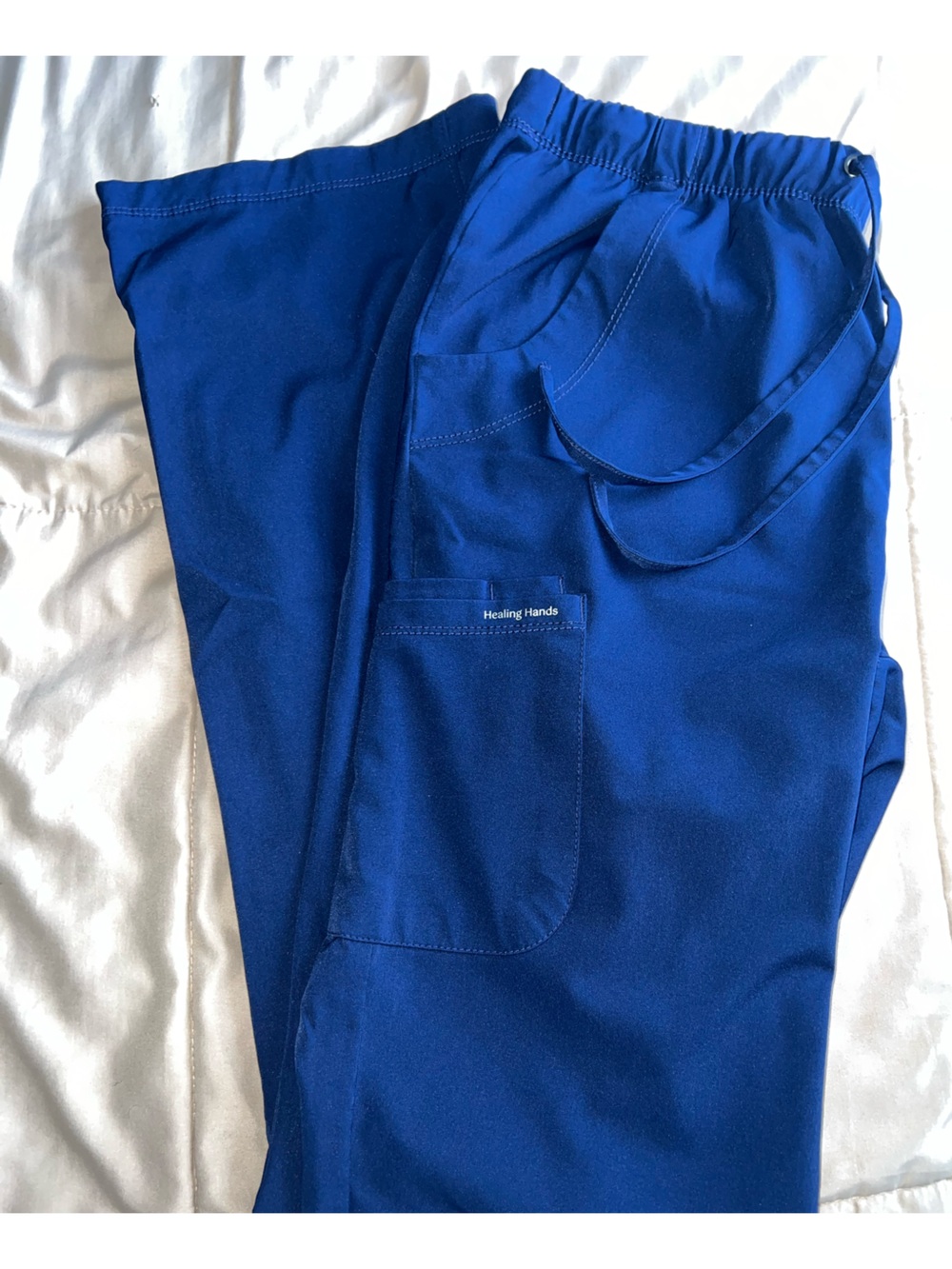 healing hands Woman's Scrub Pants in Navy Blue